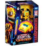 Transformers Generations Legacy United Origin Bumblebee Deluxe box package front angle