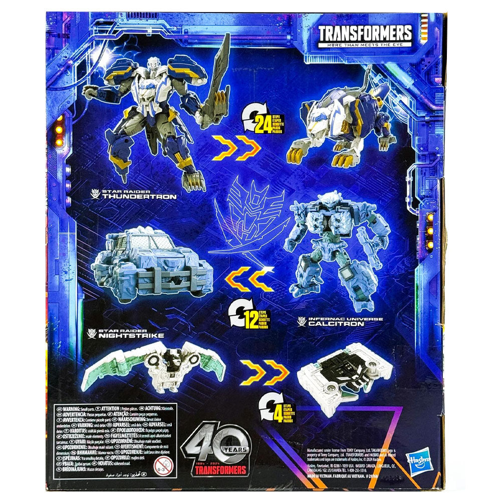Transformers Legacy United Raider Thundertron Nightstrike Calcitron ...