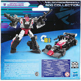 Transformers Generations Legacy Velocitron Speedia 500 Collection Decepticon Crasher Deluxe gobot walmart exclusive box package back