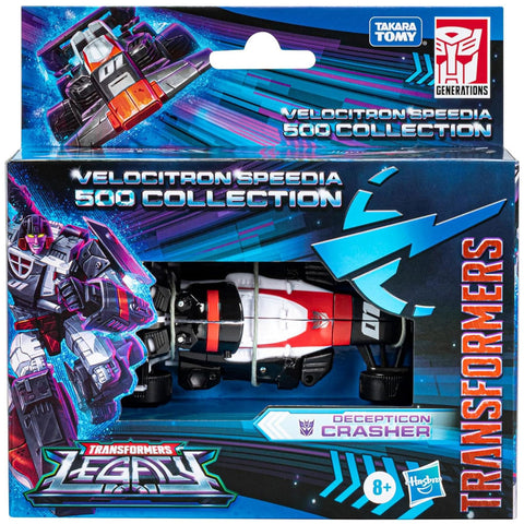 Transformers Generations Legacy Velocitron Speedia 500 Collection Decepticon Crasher Deluxe gobot walmart exclusive box package front