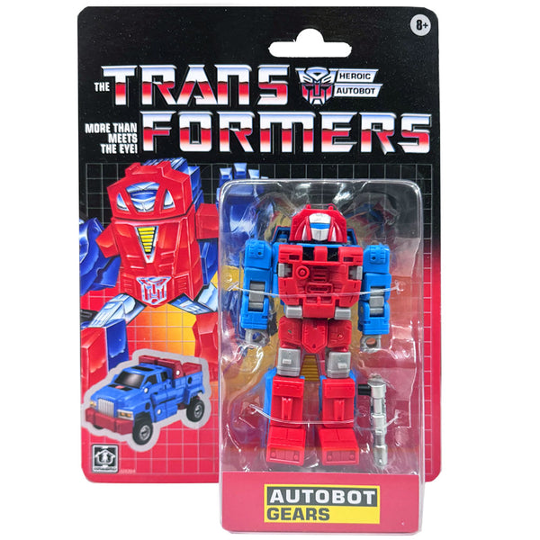 トランスフォーマー オートボット ギアーズ AUTOBOT GEARS Amazon.com: Transformers Autobot Gears Retro Mini Action