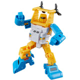 Transformers Generations Retro G1 Autobot Seaspray deluxe hasbro usa walmart exclusive blue yellow robot action figure toy angle