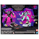 Transformers Generations SHattered Glass Collection Rodimus Sideswipe Decepticon Whisper minicon 2-pack box package back