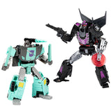 Transformers Generations SHattered Glass Collection Rodimus Sideswipe Decepticon Whisper minicon 2-pack action figure robot toy accessories