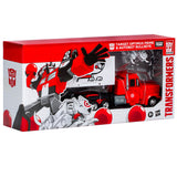Transformers Target Optimus Prime & Autobot Bullseye exclusive box package front angleTransformers Generations 40th anniversary Target optimus prime autobot bullseye exclusive box package front angle