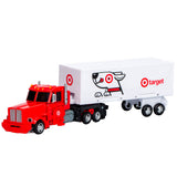 Transformers Target Optimus Prime & Autobot Bullseye exclusive red semi truck trailer toy