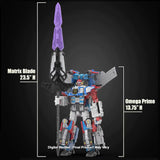 haslab bluebolts deluxe weapoinizer robot action figure matrix blade sword accessories size