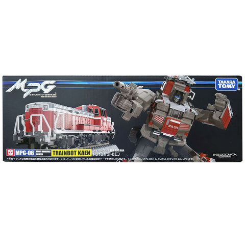 Transformers Masterpiece MPG-06 Trainbot Kaen takaratomy japan box package front