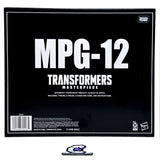 Transformers Masterpiece MPG-12 Shattered Glass Optimus Prime hasbro usa box package black sleeve back