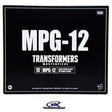 Transformers Masterpiece MPG-12 Shattered Glass Optimus Prime hasbro usa box package black sleeve front
