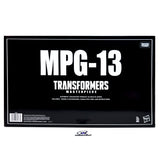 Transformers Masterpiece MPG-13 Shattered Glass Jetfire Skyfire hasbro usa box package black sleeve back