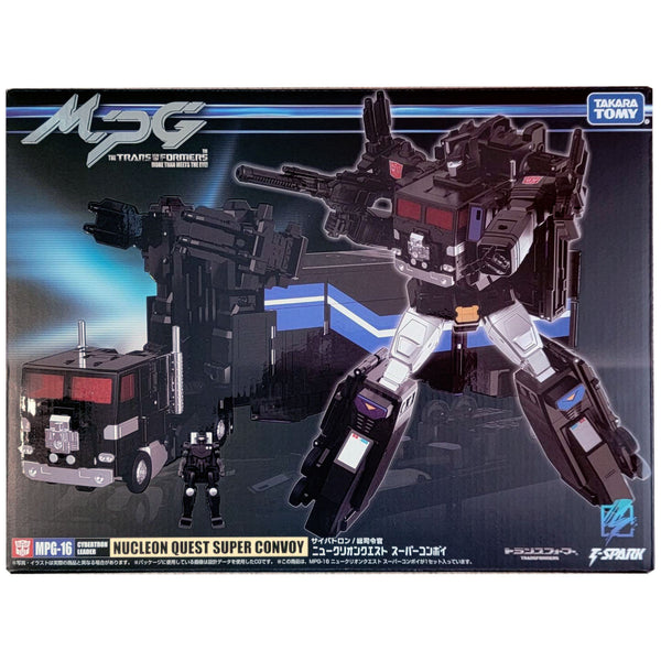 Transformers Masterpiece MPG-16 Nucleon Quest Black Super Convoy