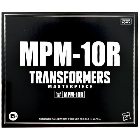 Transformers Masterpiece Movie Series MPM-10R Starscream ROTF Revenge of the Fallen Hasbro USA Black sleeve box package front