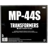 Transformers Masterpiece MP-44S Optimus Prime hasbro usa box package back black sleeve