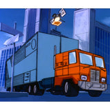 Transformers Missing Link C-01S Sentinel Prime G1 Takaratomy Japan Orange semi truck trailer anime cartoon screencap