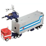 Transformers Missing Link C-01 Convoy Optimus Prime toy version TakaraTomy Japan red semi truck trailer toy combined