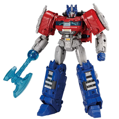 Transformers Movie TF One Brave commander optimus prime ultimate takaratomy japan red robot action figure toy accessories axe