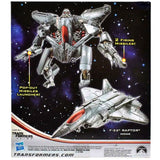 Transformers Movie Dark of the Moon DOTM Starscream Voyager Solid Canopy Hasbro USA Target exclusive box package back