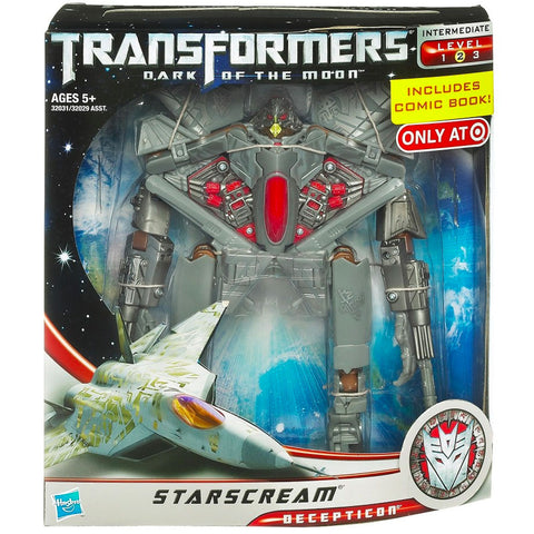 Transformers Movie Dark of the Moon DOTM Starscream Voyager Solid Canopy Hasbro USA Target exclusive box package front