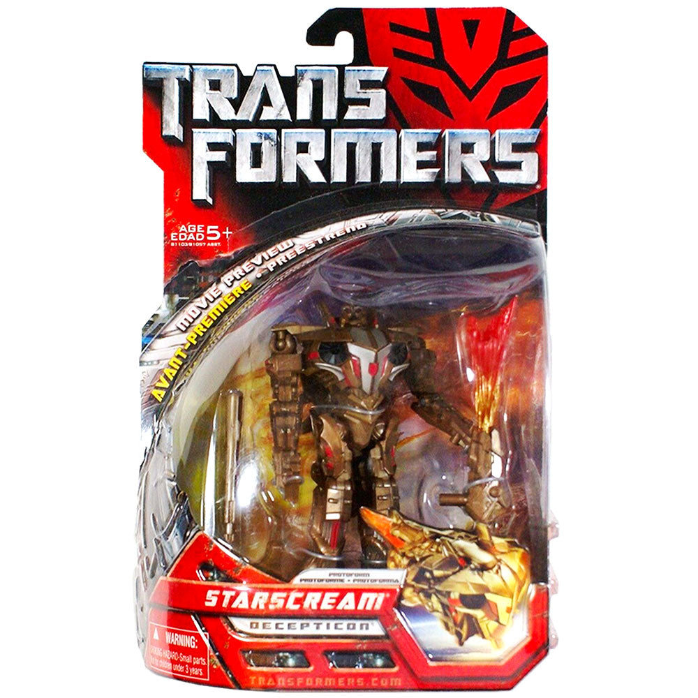 Transformers Movie Preview Protoform Starscream - Deluxe Transformers Movie Preview Protoform Starscream - Deluxe