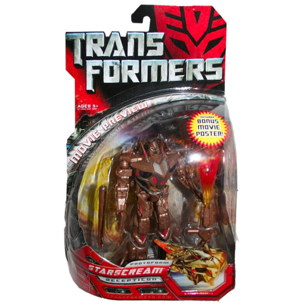 Transformers Movie Preview Protoform Starscream (Bonus Poster) - Deluxe