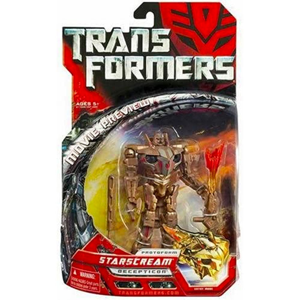 Transformers Movie Preview Protoform Starscream - Deluxe Transformers Movie Preview Protoform Starscream - Deluxe