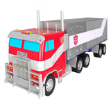 Transformers Movie Rise of the Beasts ROTB AMC exclusive optimus prime semi truck popcorn tin memorabilia front angle render