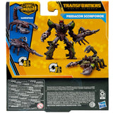 Transformers Beast Alliance ROTB Rise of the beasts scorponok sandspear weaponizer 2-pack target exclusive box package back photo