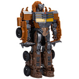 Transformers Buzzworthy Bumblebee Movie Rise of the Beasts ROTB Scourge smash changer target exclusive action figure robot toy front angle