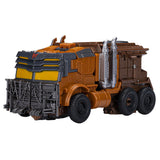 Transformers Buzzworthy Bumblebee Movie Rise of the Beasts ROTB Scourge smash changer target exclusive vehicle semi truck toy angle