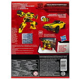 Transformers Movie ROTB rise of the beasts studio series 100 bumblebee deluxe fully-painted face variant box package back
