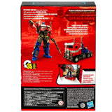 Transformers movie Studio Series 102 Optimus Prime voyager hasbro Rise of the beasts ROTB Black box package back