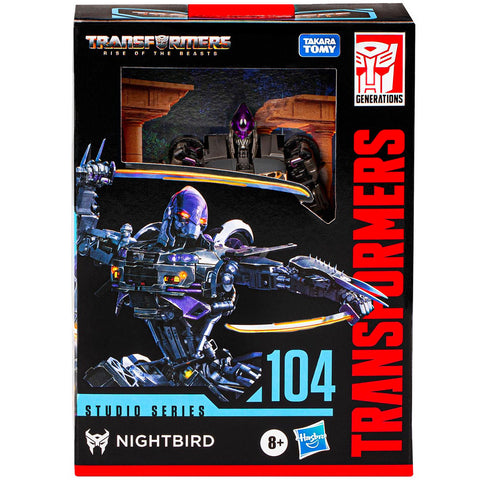 Transformers Movie Studio Series 104 Nightbird Deluxe ROTB RIse of the Beasts box package front