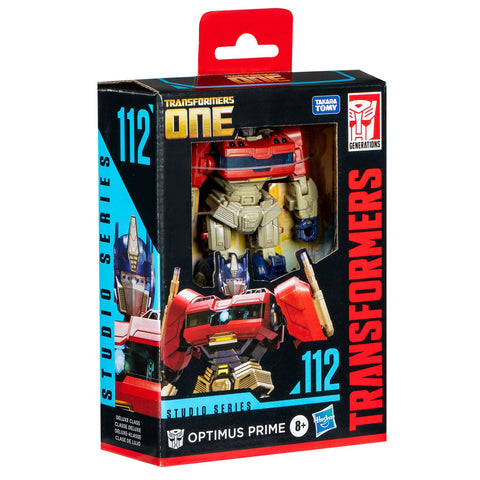 Transformers Movie Studio Series 112 Optimus Prime Cybertronian eluxe TF One animated film box package front angle