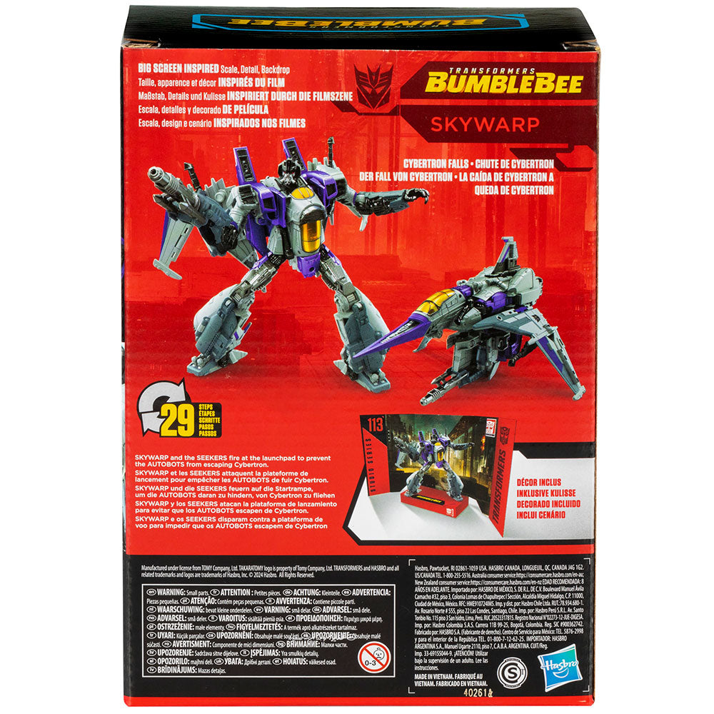Buy Transformers Studio Series 113 Movie 6 Cybertronian Skywarp Seeker ...
