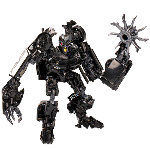 Transformers Movie Studio Series 15th Anniversary 28 Barricade Deluxe robot action figure toy accessories