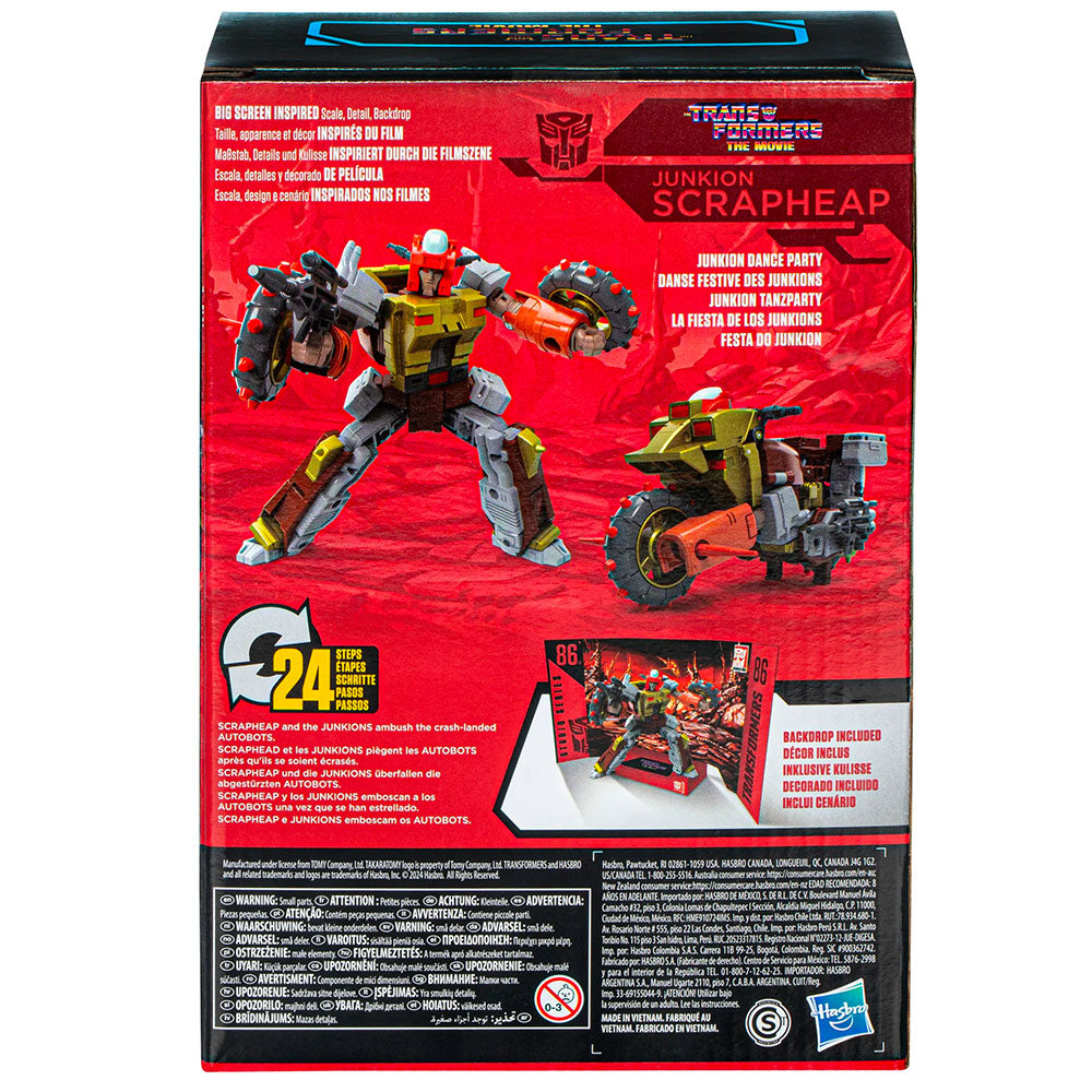 Transformers Studio Series 86-24 Junkion Scrapheap – Action Figure 16,5 Cm Convertibile - 2