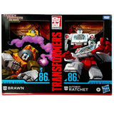 Transformers Movie studio Series 86-27 Brawn 86-28 Autobot Ratchet box package front photo