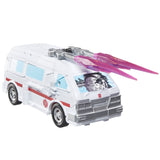 Transformers Movie Studio Series 86-28 Autobot Ratchet voyager dead TFTM Hasbro Target Exclusive white ambulance vehicle van toy accessories blast fx