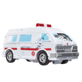 Transformers Movie Studio Series 86-28 Autobot Ratchet voyager dead TFTM Hasbro Target Exclusive white ambulance vehicle van toy side