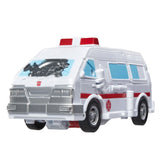 Transformers Movie Studio Series 86-28 Autobot Ratchet voyager dead TFTM Hasbro Target Exclusive white ambulance vehicle van toy front