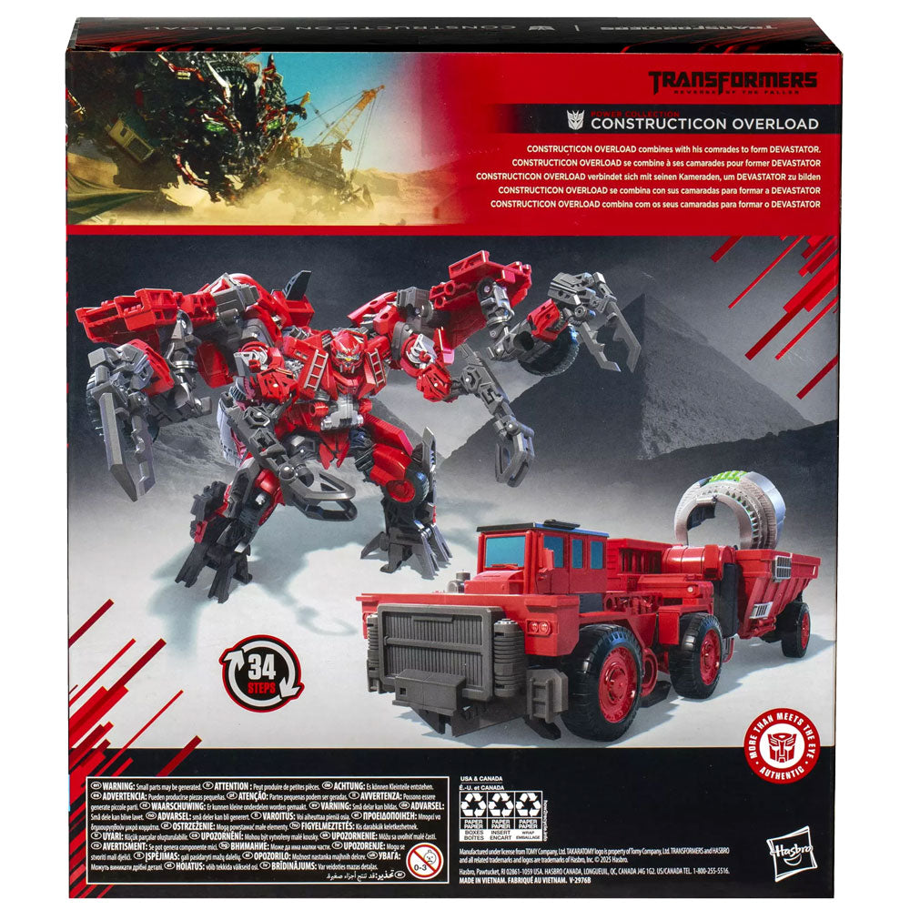 Transformers Studio Series Power Collection Constructicon Overload Toy ...