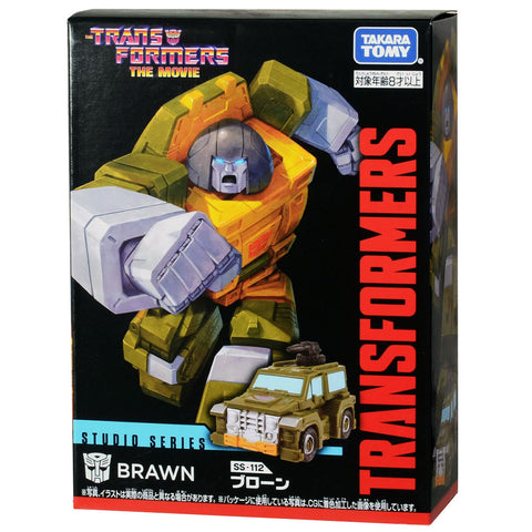 Transformers Movie Studio Series SS-112 Brawn deluxe Takaratomy Japan box package front angle photo