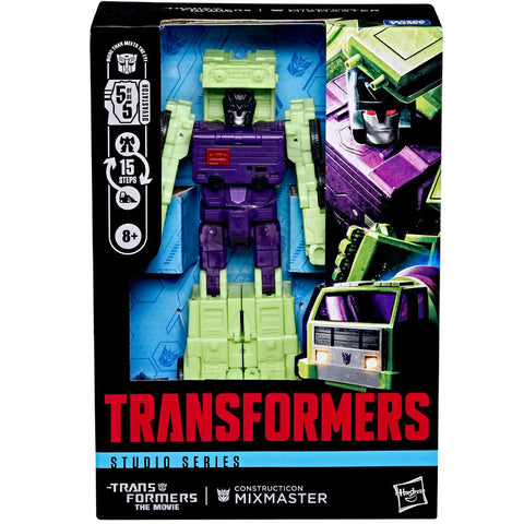 Transformers movie studio series TFTM constructicon mixmaster voyager hasbro usa box package front