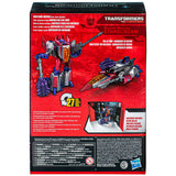 Transformers Movie Studio Series +06 Gamer Edition Starscream Voyager video game box package back
