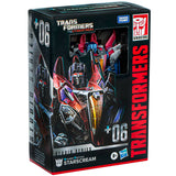 Transformers Movie Studio Series +06 Gamer Edition Starscream Voyager video game box package front angle