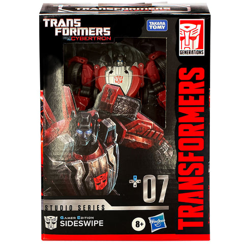 Transformers Movie Studio Series +07 gamer edition sideswipe deluxe high moon studios wfc box package front photo digibash