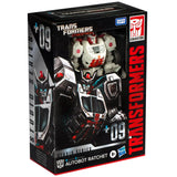 Transformers Movie Studio Series +09 Gamer Edition Autobot Ratchet voyager video game high moon studios WFC box package front angle