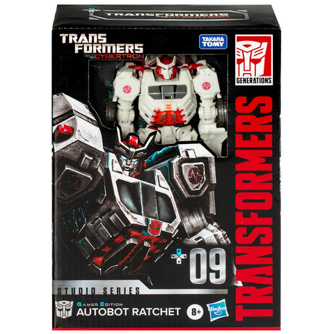 Transformers Movie Studio Series +09 Gamer Edition Autobot Ratchet voyager video game high moon studios WFC box package front