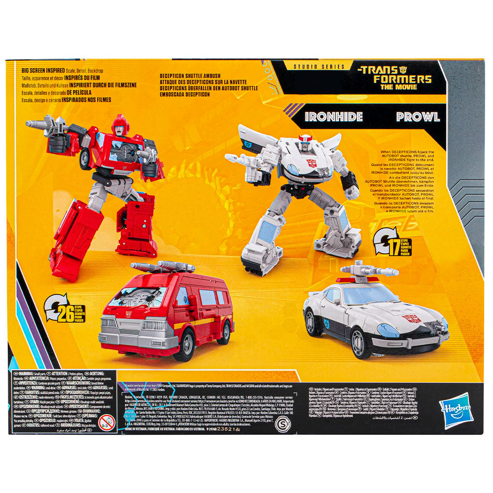 Transformers Studio Series 86 Buzzworthy Bumblebee TFTM Ironhide Prowl ...